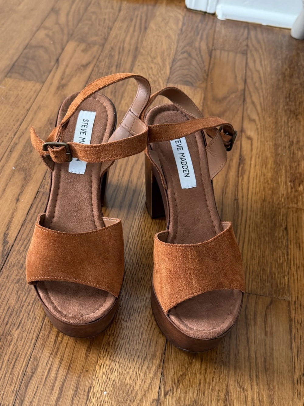 Steve Madden Suede Platform Sandals